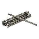 AES Industries™ Stubby Drill Bit, 1/8 in Dia, 2-1/4 in OAL, 135 deg, High Speed Steel