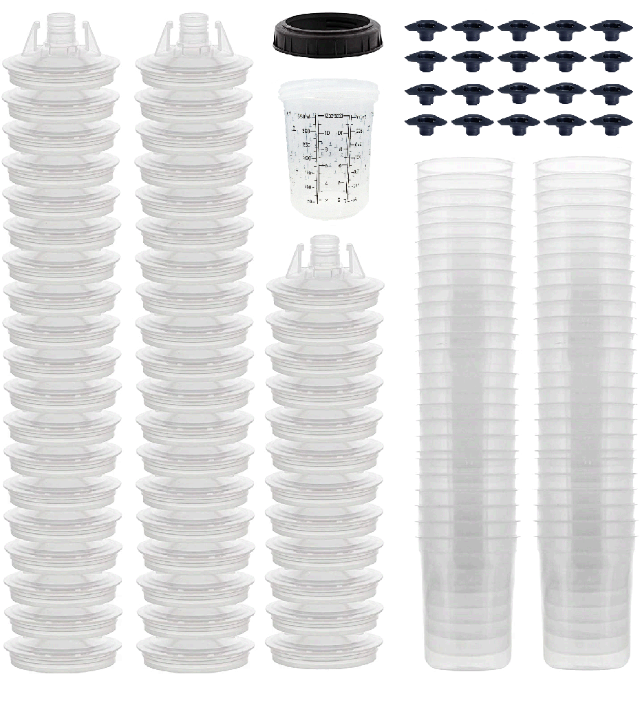 Disposable Paint Cup Kit 800ml (190mic) Box 50