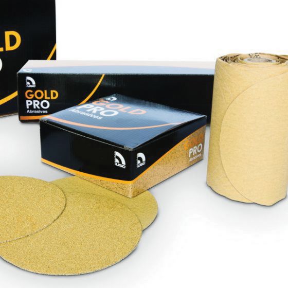 USC® Gold Pro® Abrasive Sheet Roll, 2-3/4 in W x 25 yd L, P400 Grit