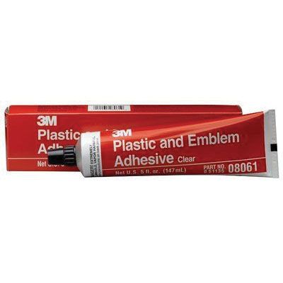 3M™ Transfer Plastic and Emblem Adhesive, 5 oz Tube, Liquid, Clear
