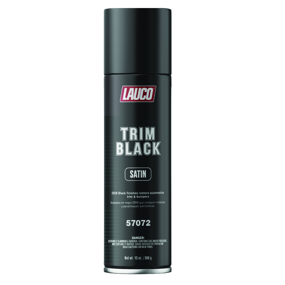 Lauco Aerosol Can Trim Black Satin 13oz