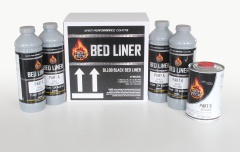 High Teck™ BL100 50 State Compliant Standard Truck Bed Liner Kit, Black, 3.24 lb/gal VOC