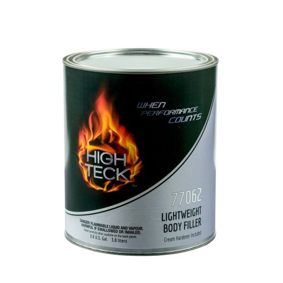 High Teck™ 77062-1 Lightweight Body Filler, 1 gal, Gray, Paste, 1.46 lb/gal VOC