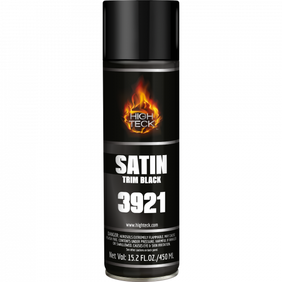 HIGH TECK SATIN TRIM BLACK AEROSOL