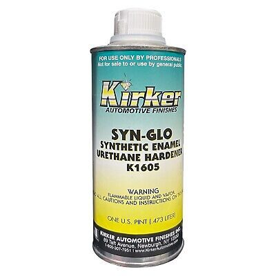 Kirker Automotive Finishes K1605-8 Synthetic Enamel Hardener, 1 pt, 8:1 Mixing Ratio