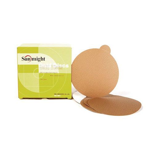 Sunmight Gold 02419 Open Coated Grip Disc, 6 in, P800 Grit, Premium Aluminum Oxide, Velcro Attachment