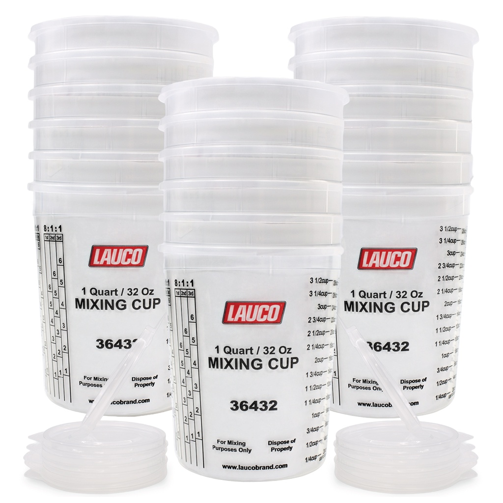 32oz ProMix Mixing Cup (100pcs/12Lids) UN 1Q