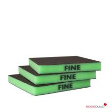 DOUBLE SIDED ABRASIVE SPONGE PAD 120MM x 98MM x 13MM Superfine (P600-1000)  (12/box)