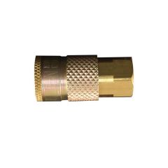 Milton® 715 M-Style Coupler, 1/4 in, FNPT, Brass UN