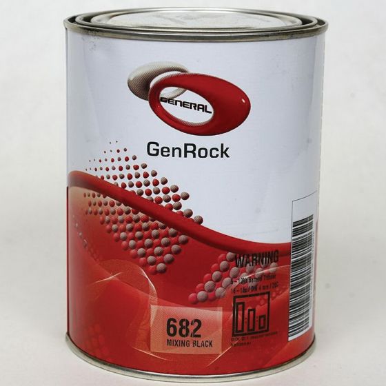 GenRock  2-Component Acrylic Polyurethane Mixing Toner, Mixing Black