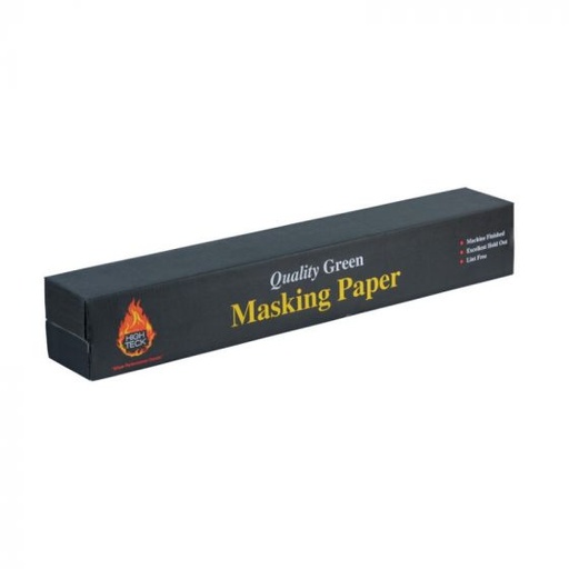[HIT.MP140G-36.SL] High Teck™ Masking Paper, 36 in W x 400 ft L, Green, 35 lb Basis