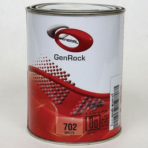 [702] GenRock  Basecoat, White, 689.7 g/L VOC