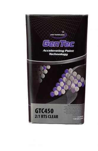 [GTC450] GenTec Premium Overall Clear Coat, 5 L, 2:1 Mixing
