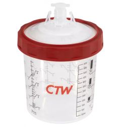 [cs-400] Disposable Paint Cup Kit 400ml (190mic) Box 50