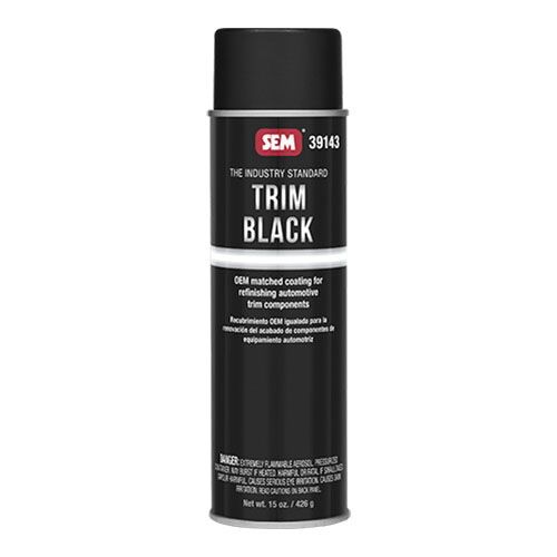 [39143] Trim Black Trim Paint, 20 oz Aerosol Can, Black