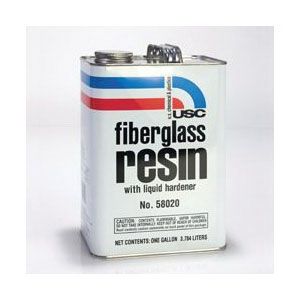 [58020] USC®Fiberglass Resin, 1 gal Can, Amber, Liquid