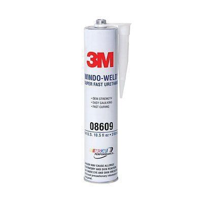 [08609] 3M™ Windo-Weld™ Adhesive, 10.5 fl-oz Cartridge, Paste, Black, 1.2, 10 to 20 min Application