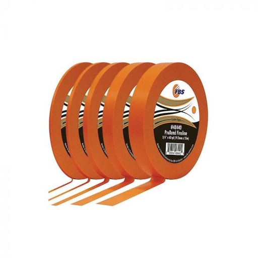 [48430] FBS ProBand 48430 Fine Line Tape, 60 yd L x 1/2 in W, Polymer, Orange