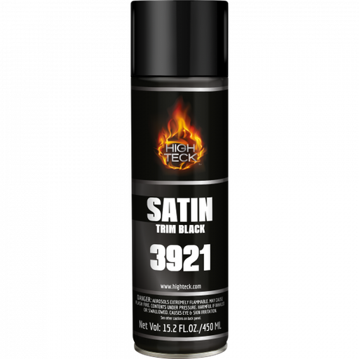 [3921] HIGH TECK SATIN TRIM BLACK AEROSOL