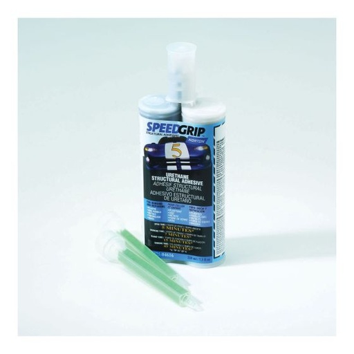 [04616] Norton® SPEEDGRIP™ 04616 Structural Adhesive, 220 mL, Liquid, Black, 1.288 at 70 deg F, 7 min Application