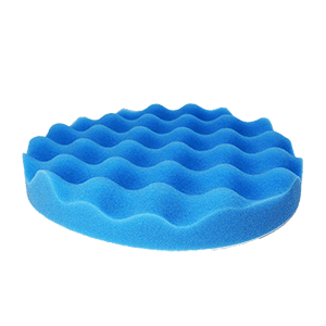[WFFP9030] 8" Foam Waffle Polishing Pad - Blue