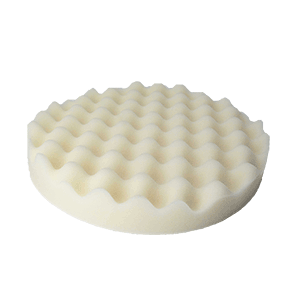 [WFFP8997] 8" Foam Waffle Buffing Pad - White