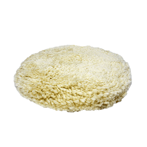 [WD8996] 8" Wool Buff & Shine Pad - White