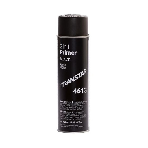 [4613] TRANSTAR®  2 in 1 Primer, 20 oz Aerosol Can, Black, 15 to 20 min Dry Curing