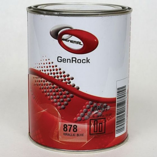 [878] GenRock  Basecoat, Xirallic Blue, 714.5 g/L VOC